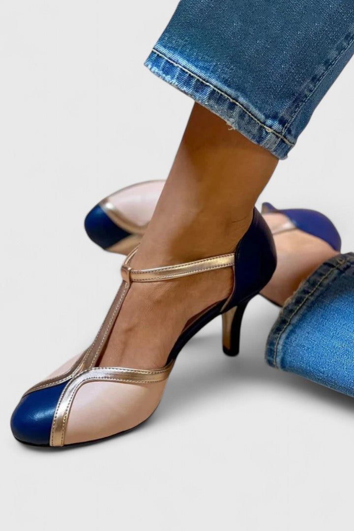Alessia™ | T-Strap Statement Heels