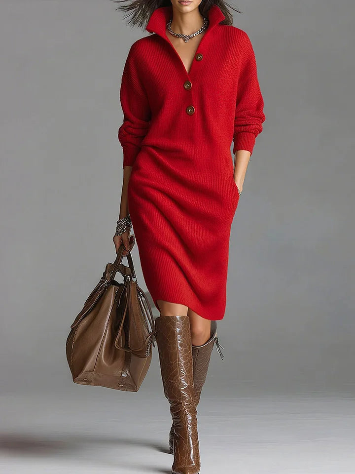 Elisa™ | Chic Sweater Dress