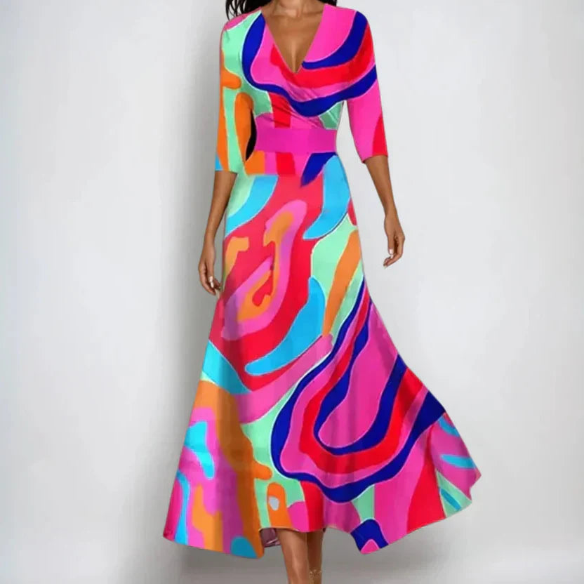 Lillian™ | Elegant Floral Dress