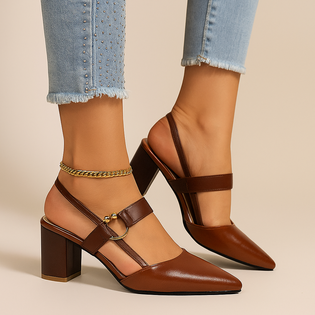 Mirette™ | Ring-Accent Statement Heels