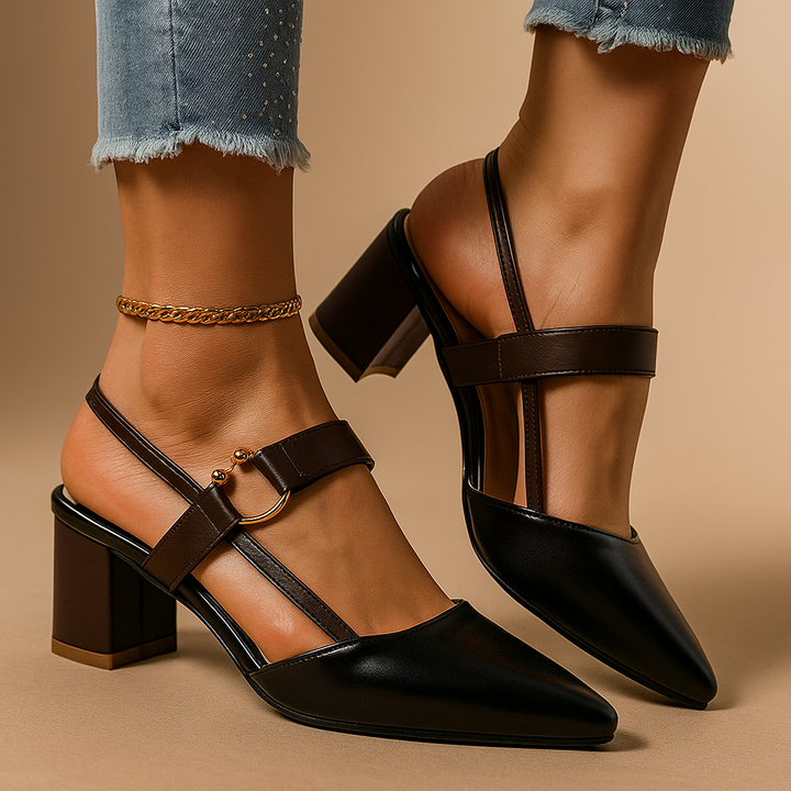 Mirette™ | Ring-Accent Statement Heels