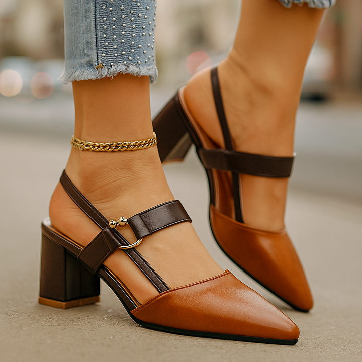 Mirette™ | Ring-Accent Statement Heels
