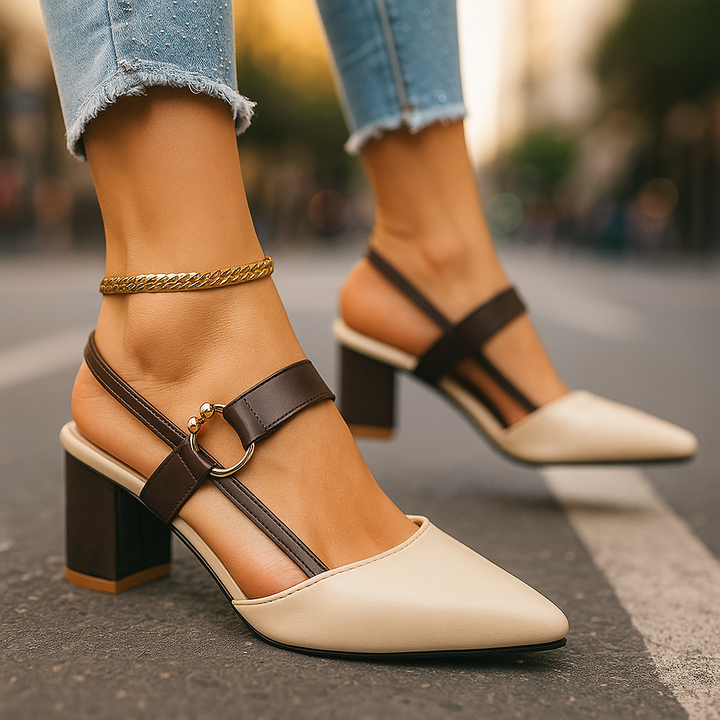 Mirette™ | Ring-Accent Statement Heels