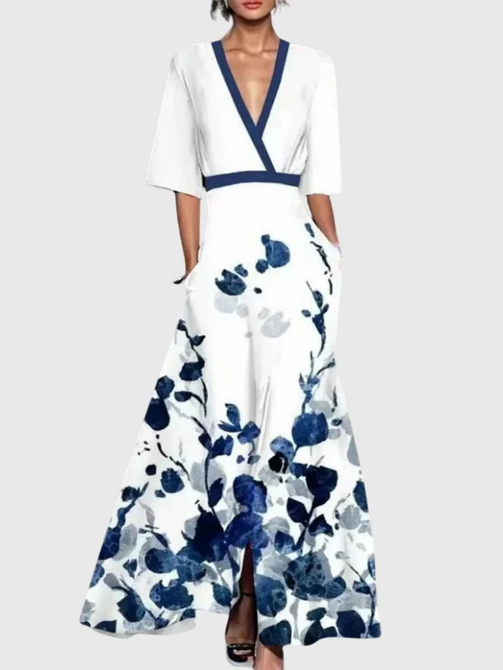 Cecily™ | Elegant Spring Maxi Dress