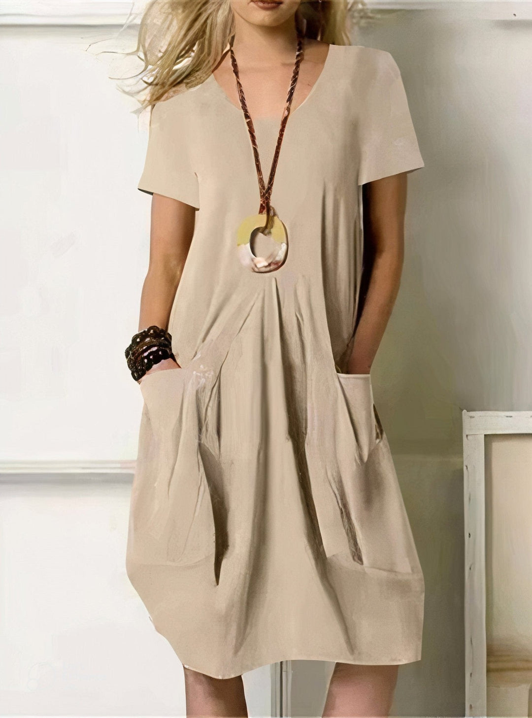 -Oriane™ | Fluid Casual Maxi Dress-