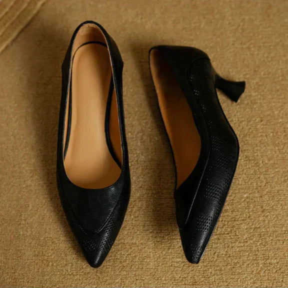 Lucia™ | Sculpted Mid Heel Pumps