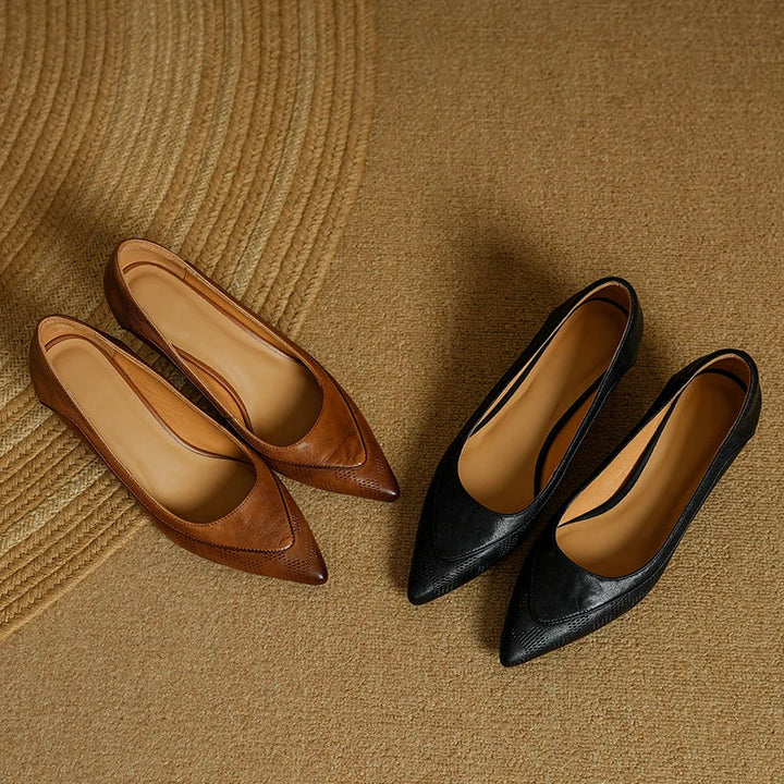 Lucia™ | Sculpted Mid Heel Pumps