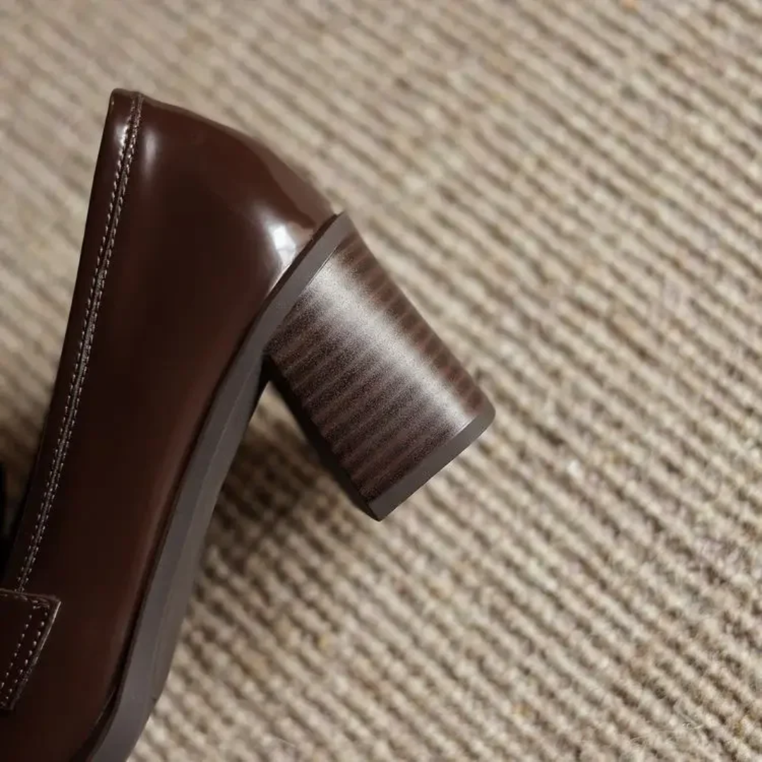 Eleanor™ | Tassel Loafer Heel Pumps