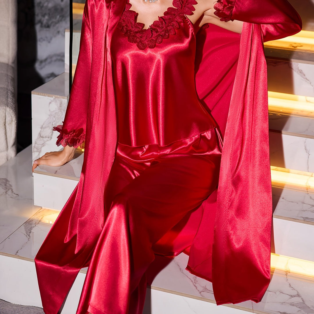 Lillian™ | 3-Piece Elegant Sleepwear Set