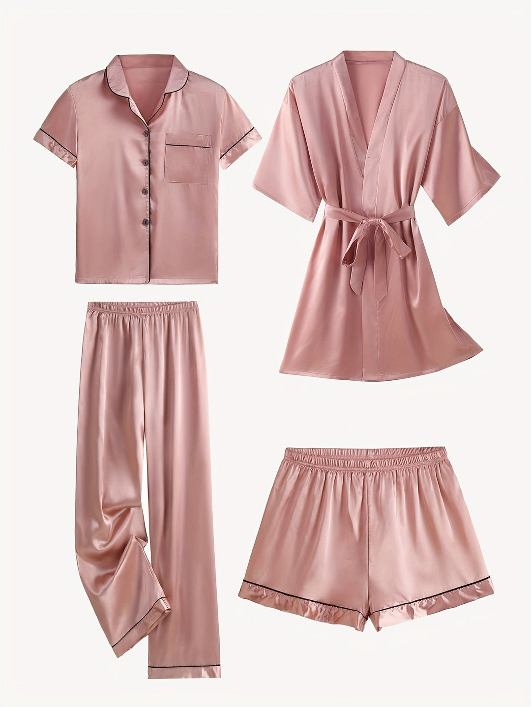 Victoria™ | 4-Piece Elegant Lounge & Robe Set