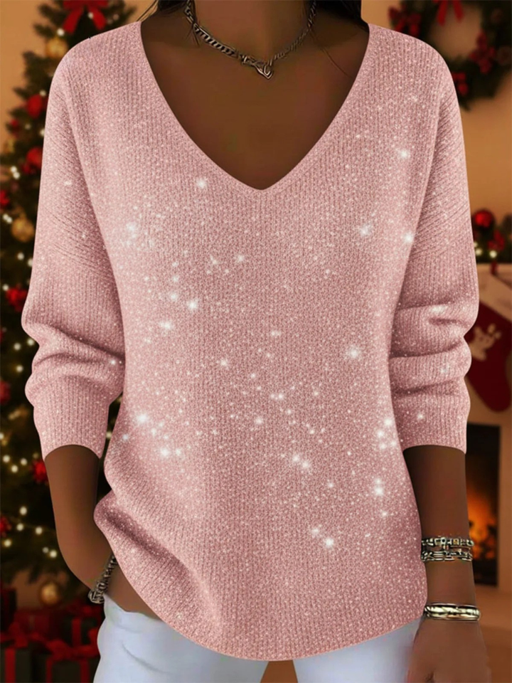 Catherine™ | Elegant V Sweater