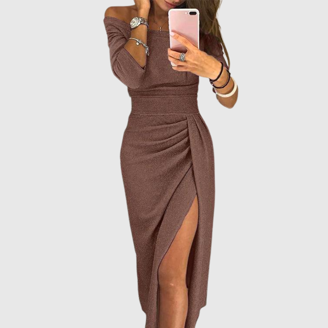 Vivian™ | Flowing Halter Dress