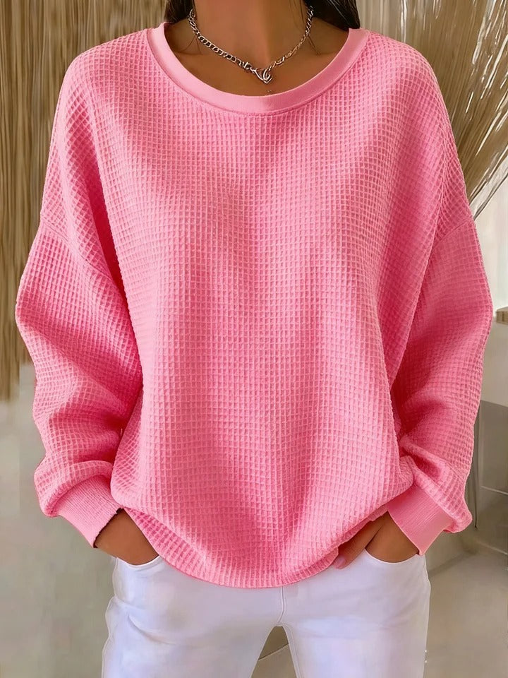 Isabelle™ | Classic Comfort Waffle Sweater