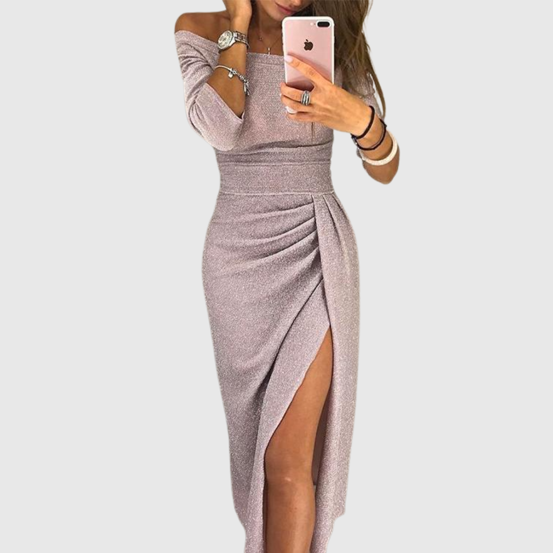 Vivian™ | Flowing Halter Dress
