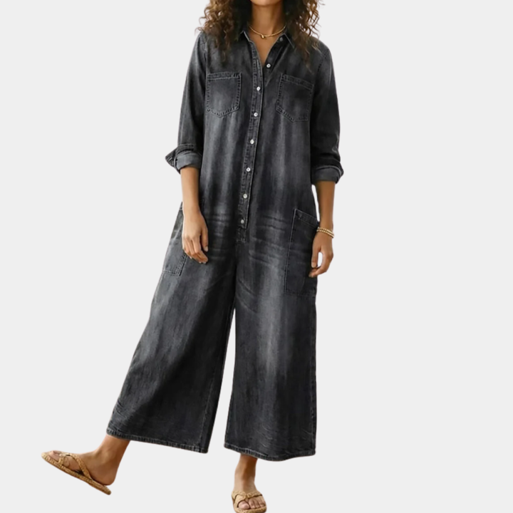 Romy™ | Vintage Washed Jumpsuit