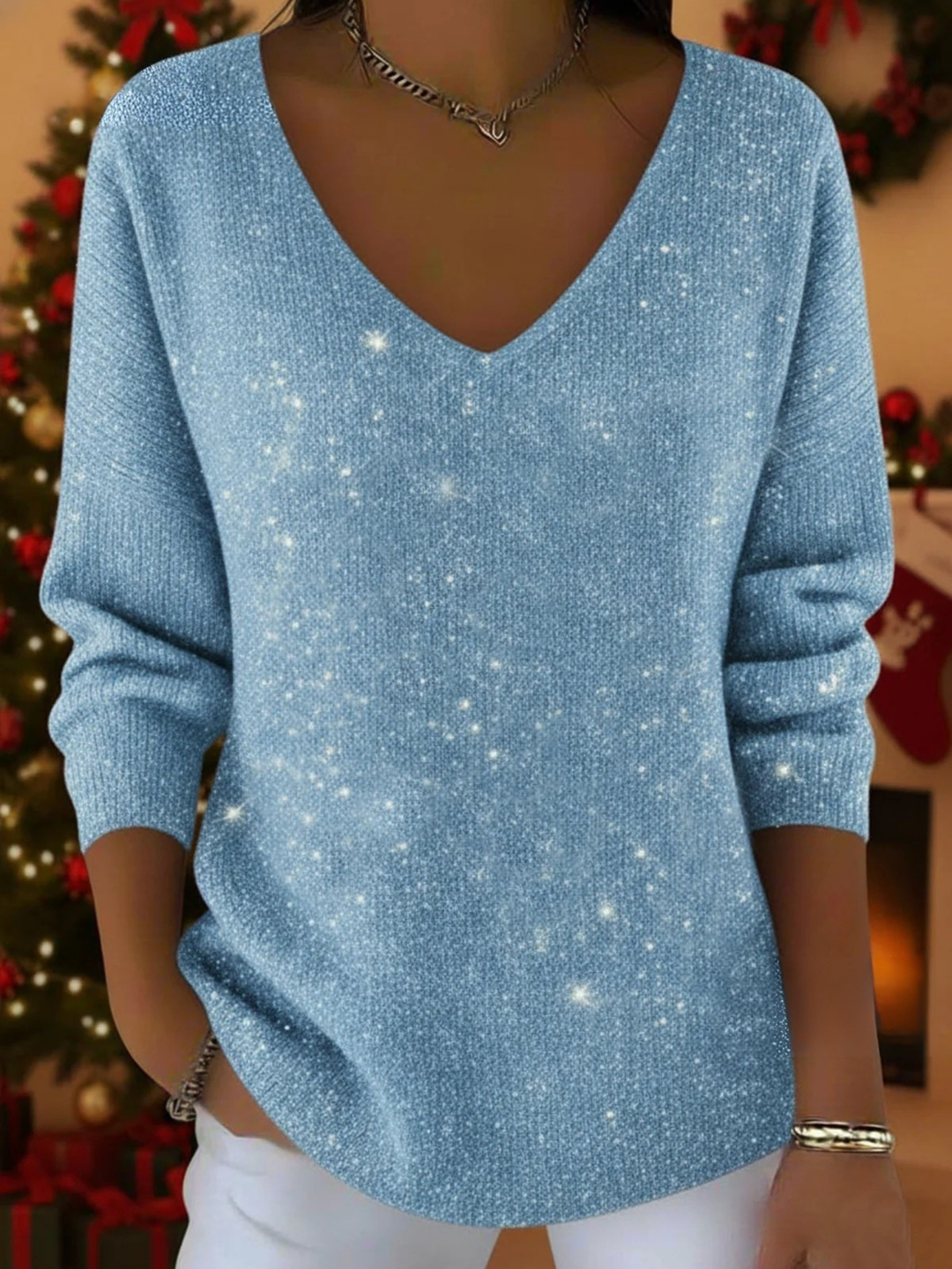 Catherine™ | Elegant V Sweater