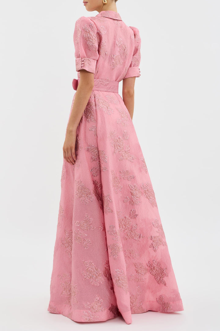 Oona™ | Puff Sleeve Maxi Dress