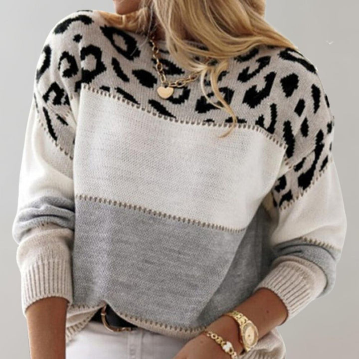 Michelle | Leopard Print Casual Sweater