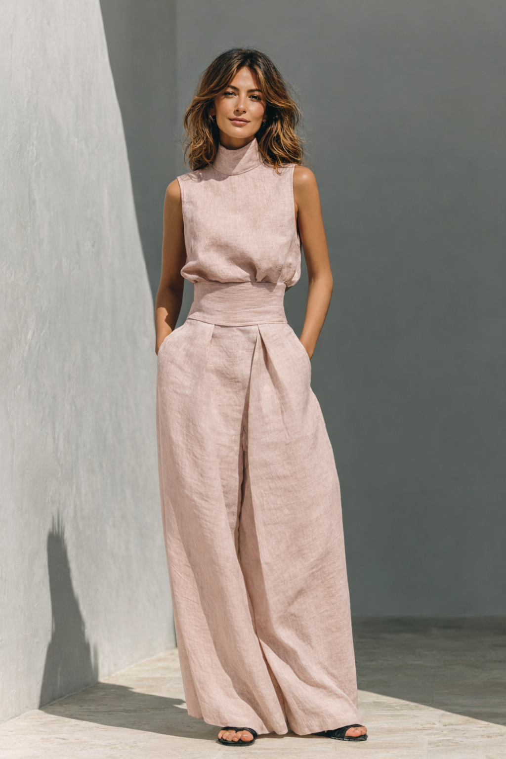 Solène™ | Minimalist Wide-Leg Set
