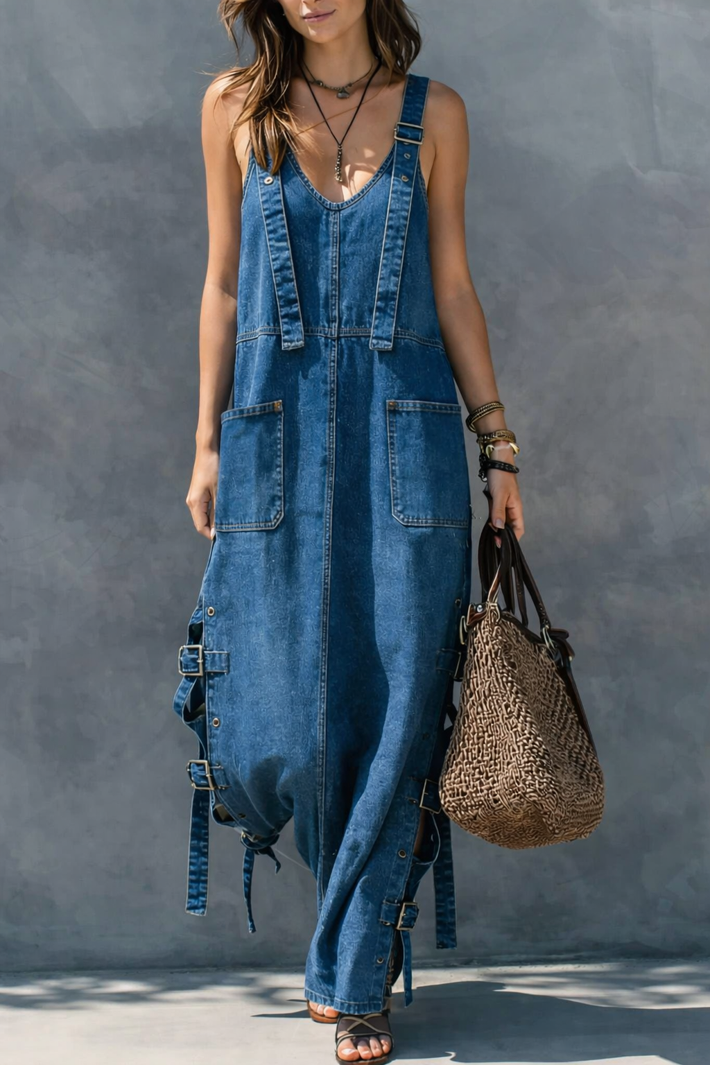 Josie™ | Elastic Waist Relaxed Jumpsuit