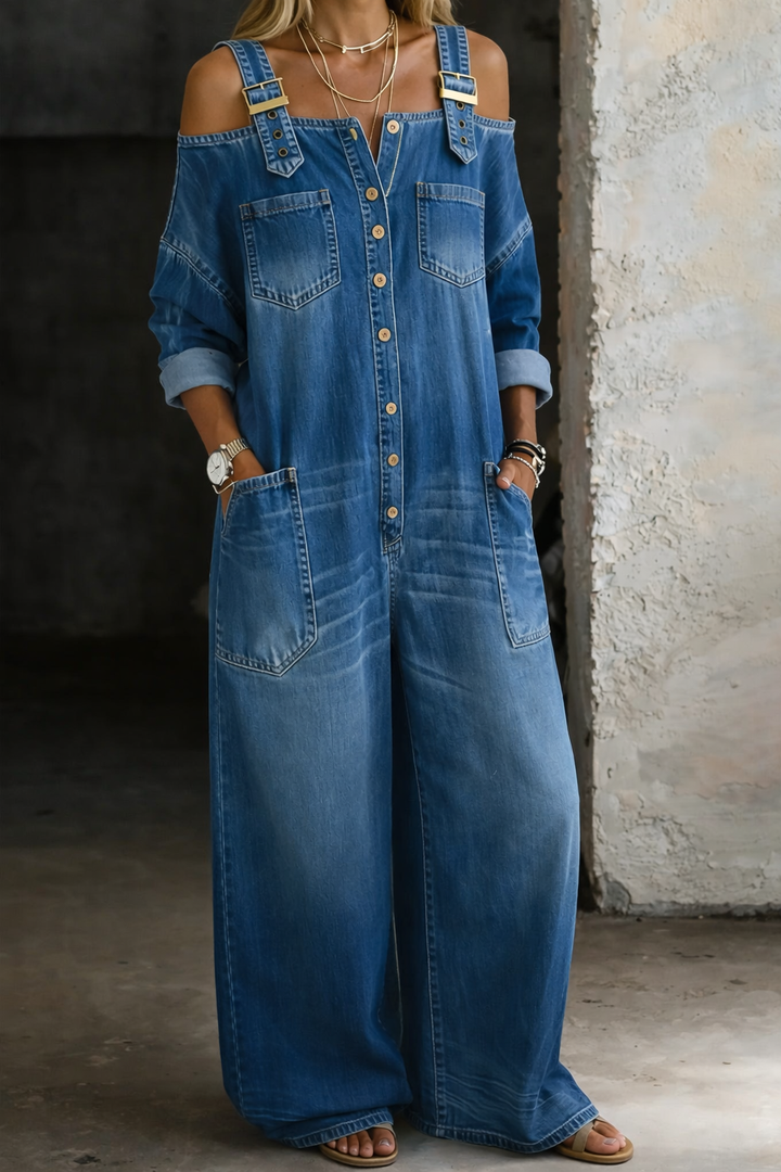 Stevie™ | Off-Shoulder Relaxed Jumpsuit