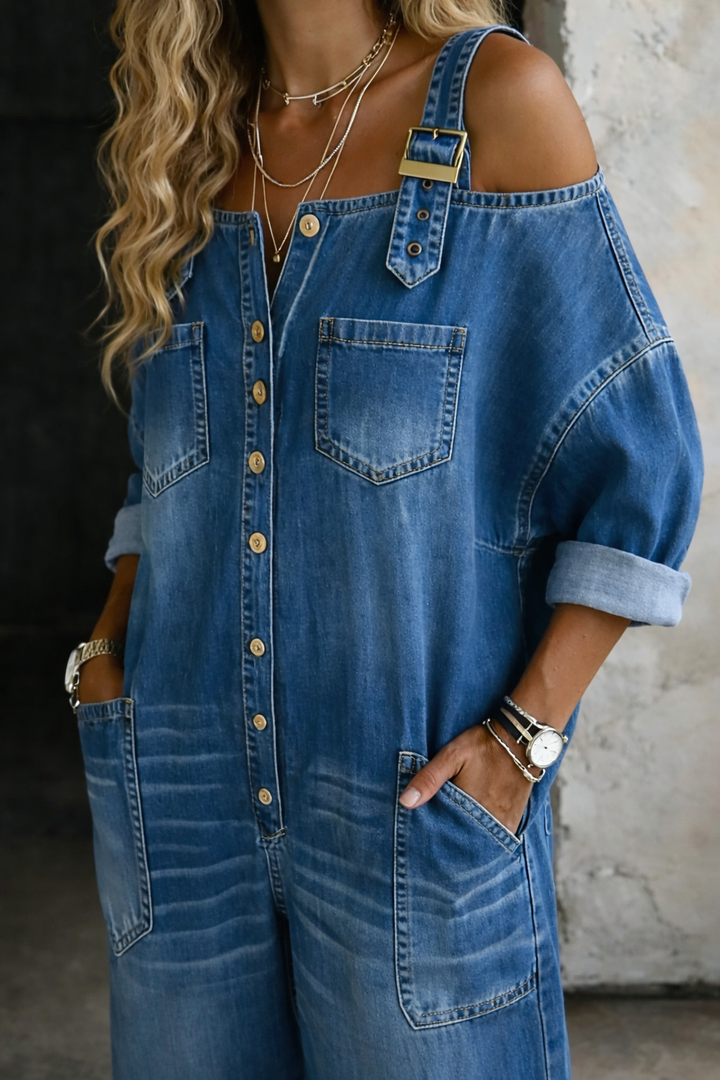 Stevie™ | Off-Shoulder Relaxed Jumpsuit