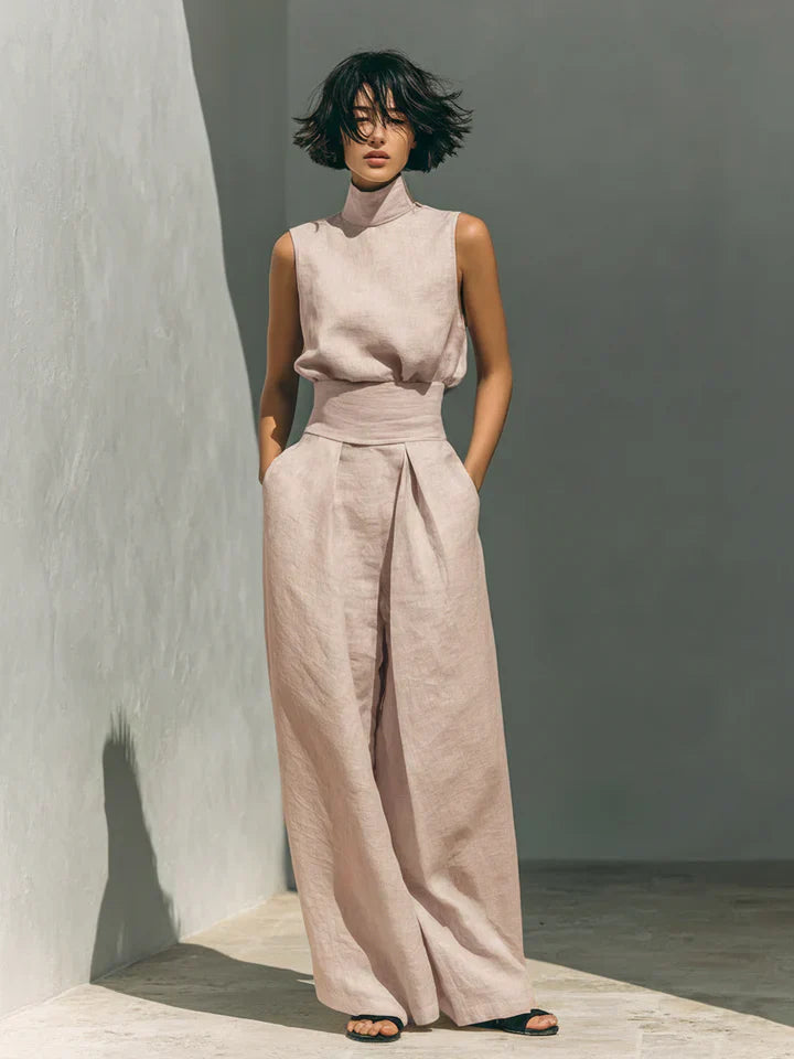 -Beatrix™ | Sleeveless Minimalist Set-