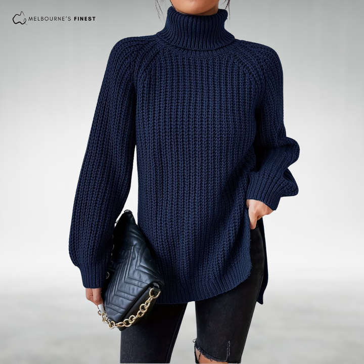 Melena™ Soft Knit Turtleneck Sweater