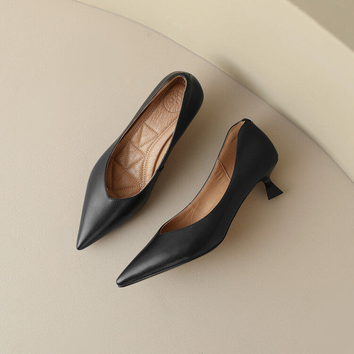 Isabelle™ | Refined Low Heel Pumps