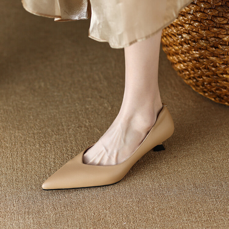 Isabelle™ | Refined Low Heel Pumps