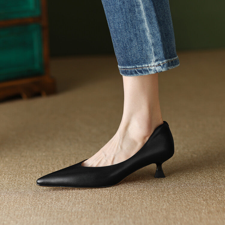 Isabelle™ | Refined Low Heel Pumps