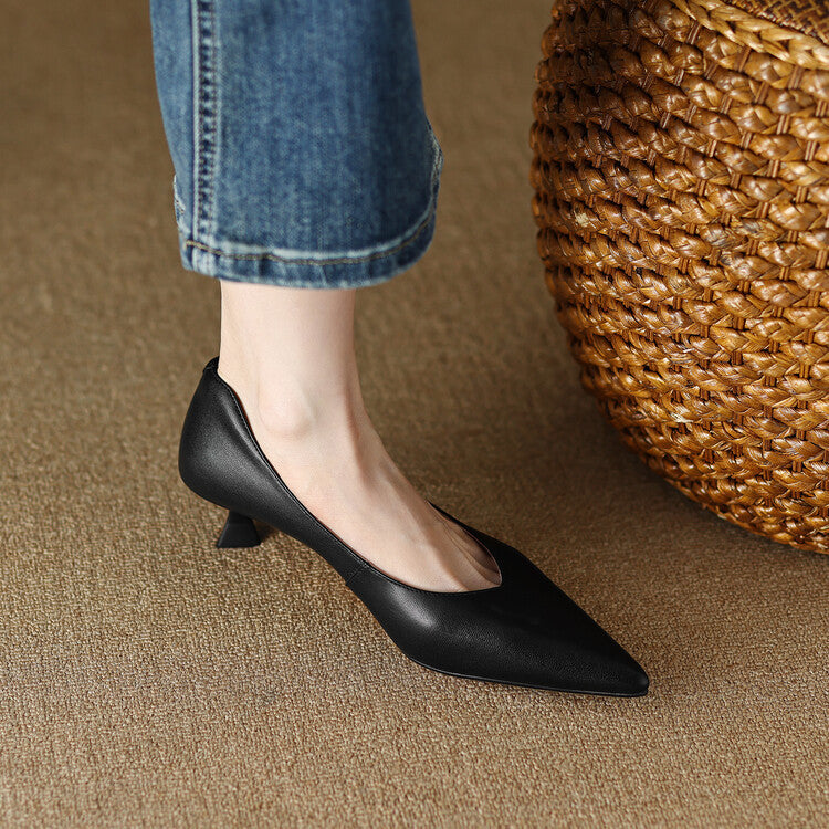 Isabelle™ | Refined Low Heel Pumps