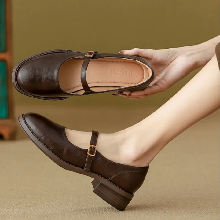 Florence™ | Classic Mary Jane Block Heel Shoes