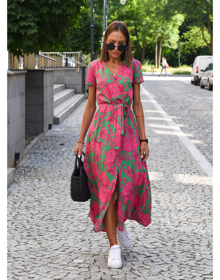 Zelda™ | V-Neck Floral Maxi