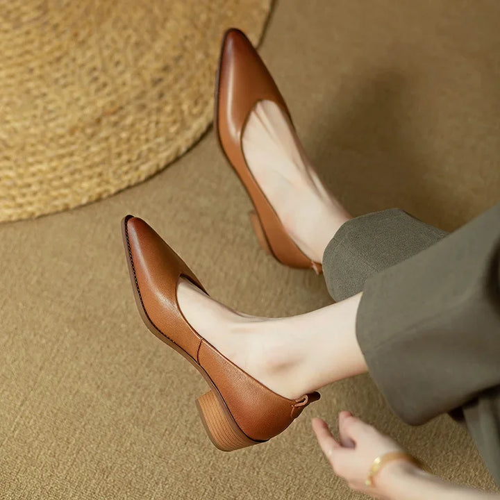 Daphne™ | Classic Block Heel Pumps