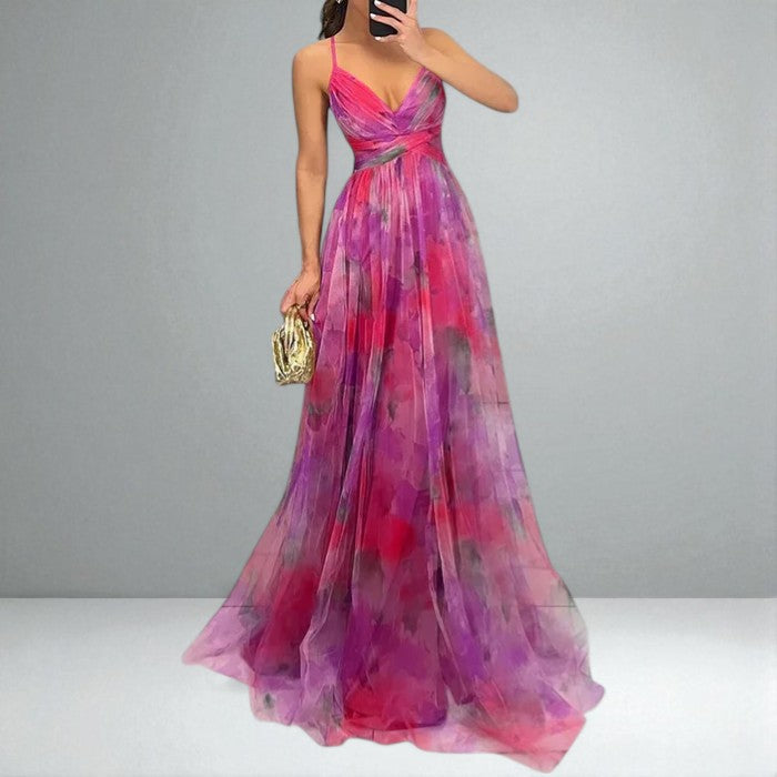 Brielle™ | Watercolor Maxi Dress