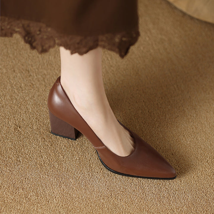 Camille™ | Elegant Pointed Heel Pumps