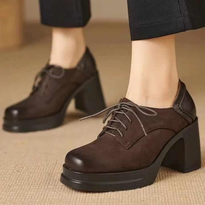 Evelyn™ | Vintage Block Heel Pumps