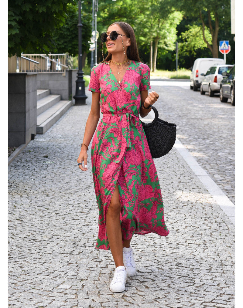 Zelda™ | V-Neck Floral Maxi