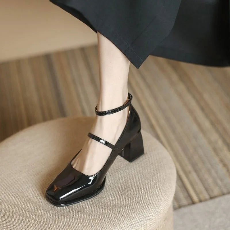 Amelia™ | Elegant Ankle Strap Pumps