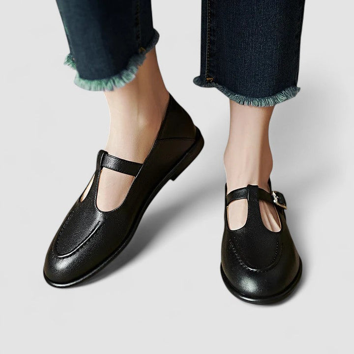 Naomi™ | Elevated Low-Heel Flat
