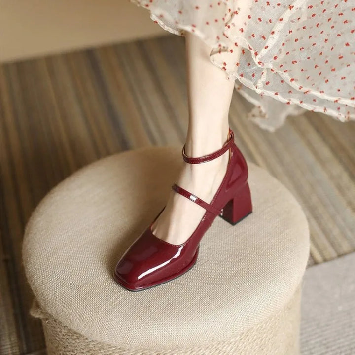 Amelia™ | Elegant Ankle Strap Pumps