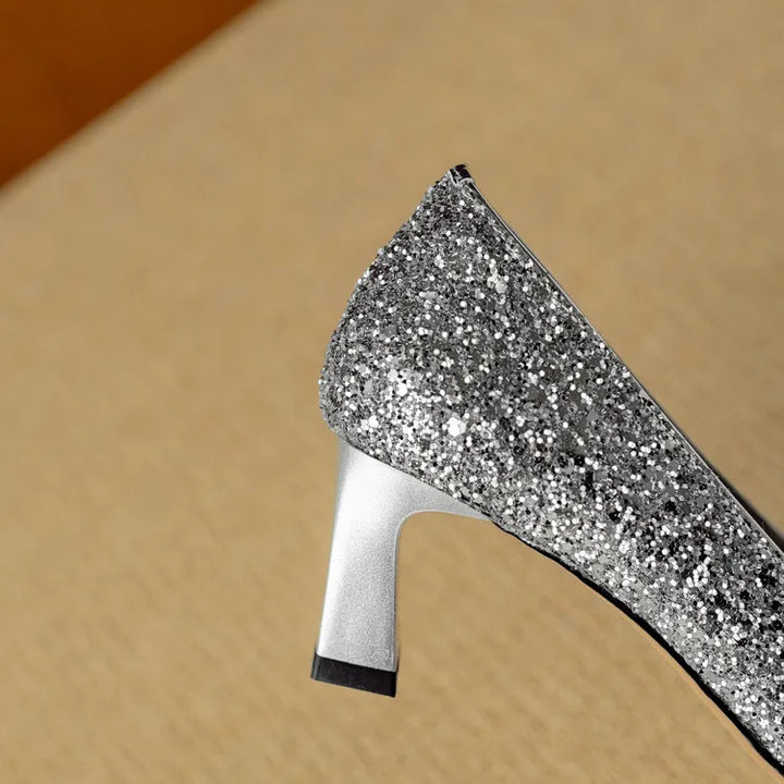 Celeste™ | Crystal Buckle Evening Pumps