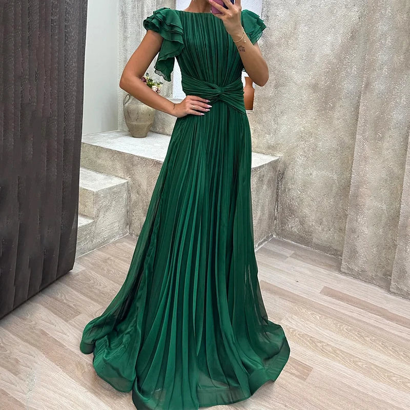 Alva™ | Pleated Evening Dress