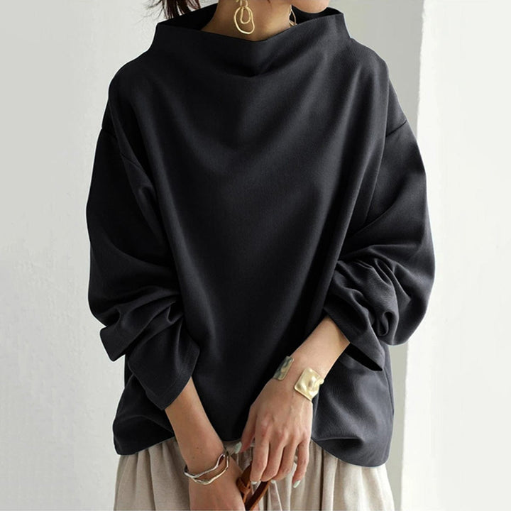 Vivienne™ | High-Neck Cozy Top