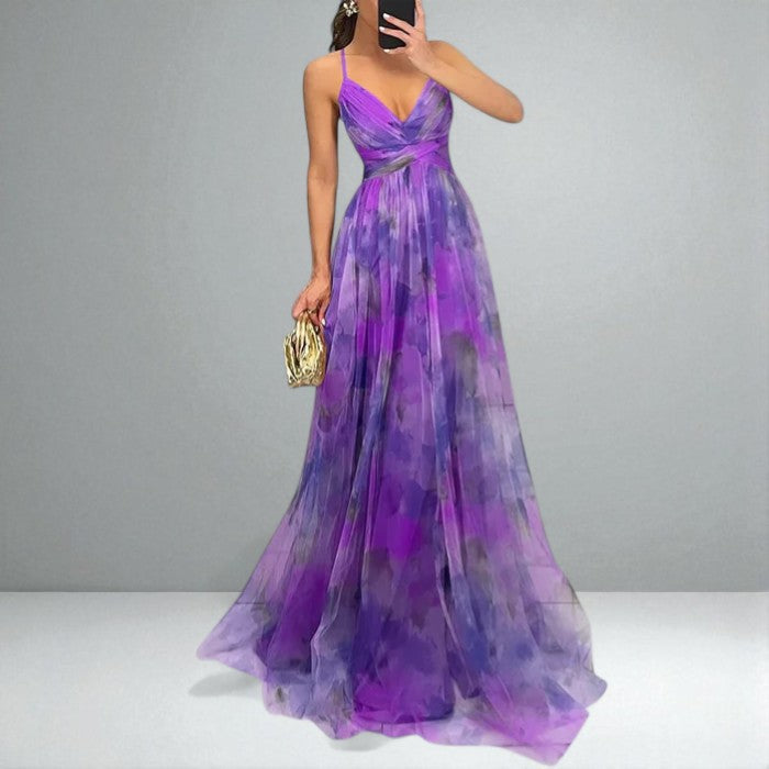 Brielle™ | Watercolor Maxi Dress