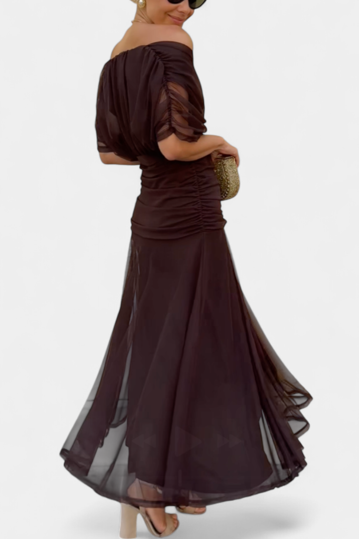 Aurora™ | Dreamy Floral Pleated Maxi Dress