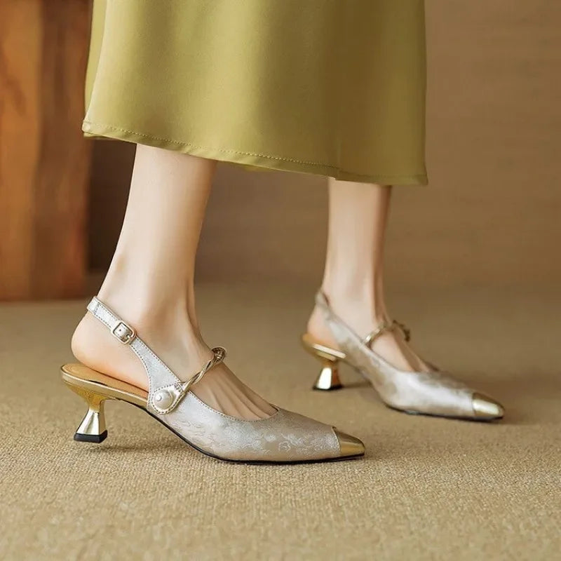 Elowen™ | Jewel Slingback Heels