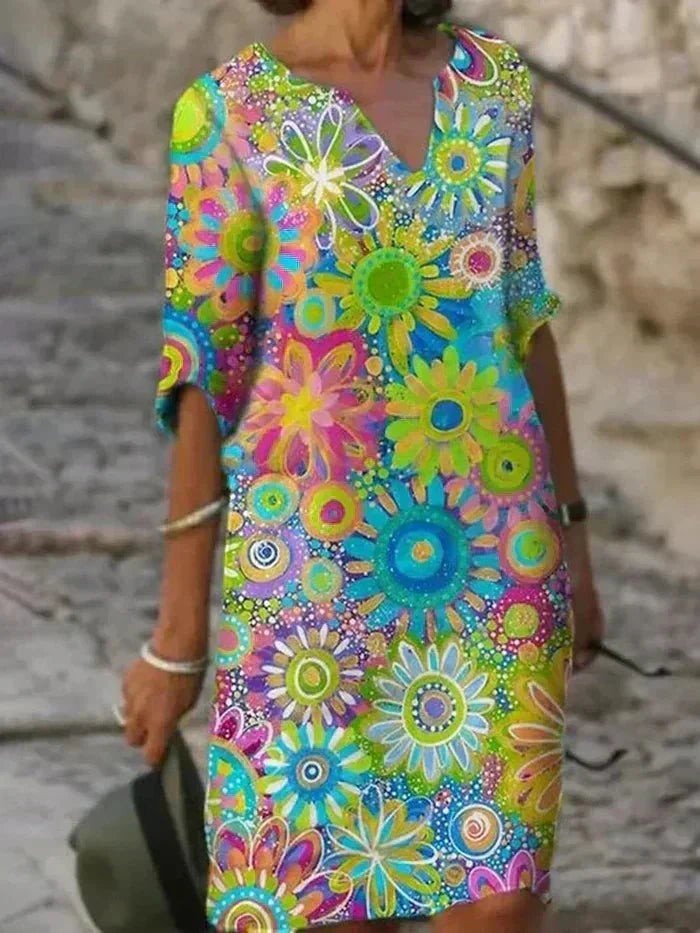 Diana™ | Vibrant Floral Maxi Dress