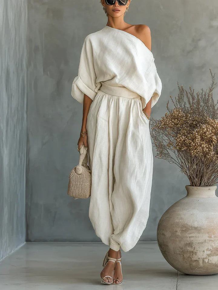 -Celestine™ | Off-Shoulder Two-Piece Set-